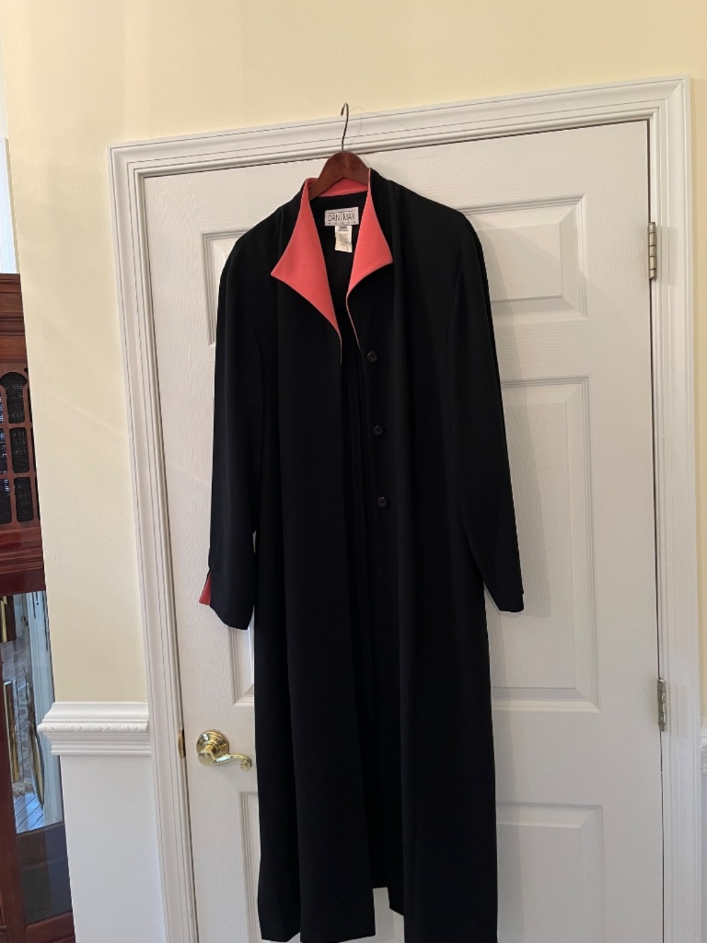 NWOT Dani Max Women’s Long Black Topper - W22 - Picture 4 of 4
